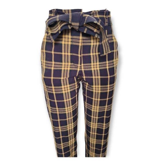 Aritzia Wilfred Women's Darontal Plaid Trouser Pants Size‎ 6 High Rise Career - Picture 3 of 12
